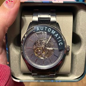 Fossil silver automatic men’s watch